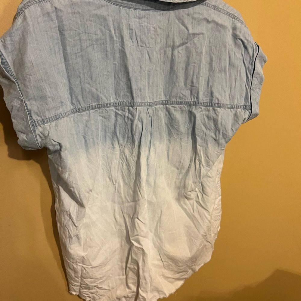 Rails Blue Ombre Button Down Small - image 7